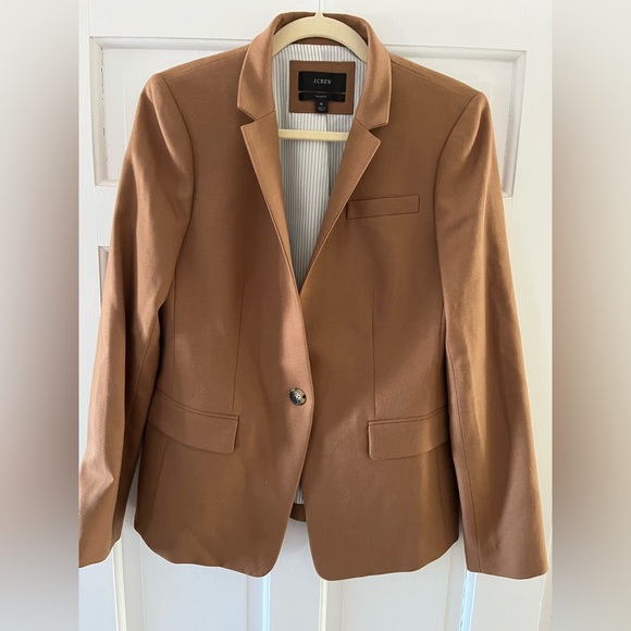 J. Crew Regent wool Blazer in camel size 8 - Picture 2 of 5